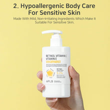 Load image into Gallery viewer, APLB Retinol Vitamin C Vitamin E Body Lotion 300ml