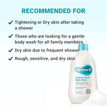 Load image into Gallery viewer, Derma:B Derma-B Creamy Touch Body Wash 400ml