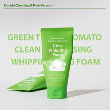 Load image into Gallery viewer, SUNGBOON EDITOR Green Tomato Deep Pore Cleansing Ultra Whipping Foam 120g