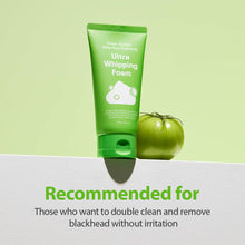 Load image into Gallery viewer, SUNGBOON EDITOR Green Tomato Deep Pore Cleansing Ultra Whipping Foam 120g