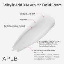 Load image into Gallery viewer, APLB Salicylic Acid BHA Arbutin Facial Cream 55ml