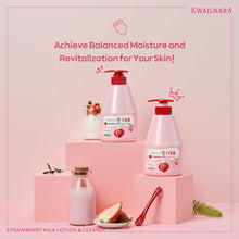 Load image into Gallery viewer, KWAILNARA Strawberry Milk Body Cleanser 560g
