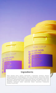 Nineless B-Boost Kojjic Acid Glow Toner Pad 80EA