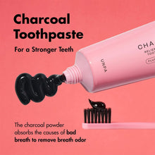 Load image into Gallery viewer, Unpa Cha Cha Relief &amp; Fresh Toothpaste 100g + Free hetras Tooth Brush 2EA