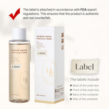 Load image into Gallery viewer, HEVEBLUE Salmon Caring Centella Toner 200ml
