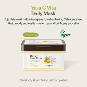 [1+1] Skinfood Yuja C Daily Mask 30EA