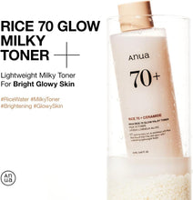 Load image into Gallery viewer, Anua Rice 70 Glow Milky Toner 250ml