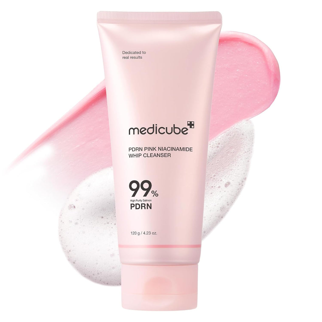 MEDICUBE PDRN Pink Niacinamide Whip Cleanser 120g