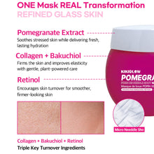 Load image into Gallery viewer, KIKIGLOW POMEGRANATE PDRN X9 Needle Shot Mud Pack 100ml