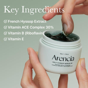 Arencia Holy Hyssop Serum 30 50ml