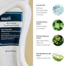 Load image into Gallery viewer, Klairs Rich Moist Soothing Cream 80ml
