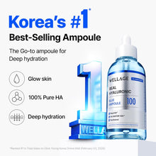 Load image into Gallery viewer, Wellage Real Hyaluronic Blue 100 Ampoule 60ml