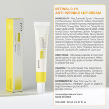 Load image into Gallery viewer, pure:K Retinal 0.1% Anti-Wrinkle LNP Cream 20ml