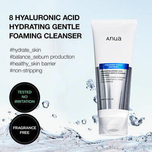 [1+1] Anua 8 Hyaluronic Acid Hydrating Gentle Foaming Cleanser 150ml