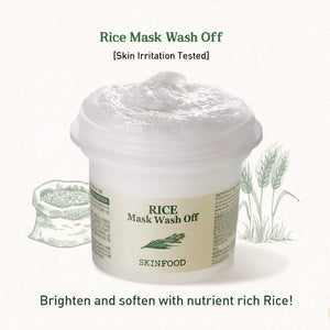 Skinfood Rice Wash Off Mask 100g - Exp: 23.03.2024