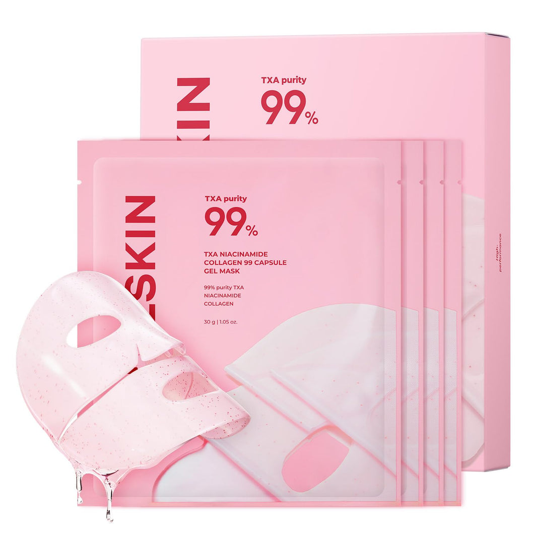 AprilSkin TXA Niacinamide Collagen 99 Capsule Gel Mask 4EA