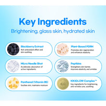 Load image into Gallery viewer, KIKIGLOW BLACKBERRY PDRN V10 Needle Shot Pack Cleanser 100ml