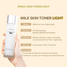 Load image into Gallery viewer, TIRTIR Milk Skin Toner Light 150ml