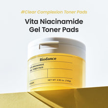 Load image into Gallery viewer, [1+1] Biodance Vita Niacinamide Gel Toner Pad 60EA