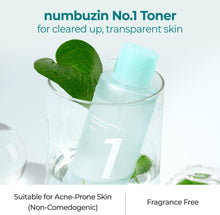 Load image into Gallery viewer, Numbuzin No.1 Pure-full Calming Herb Toner 300ml