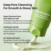 Load image into Gallery viewer, beplain Mung Bean pH-Blanced Cleansing Foam 80ml