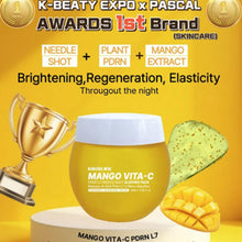 Load image into Gallery viewer, KIKIGLOW MANGO Vita-C PDRN L7 Needle Shot Sleeping Pack 100ml