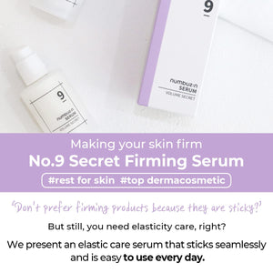Numbuzin No.9 Secret Firming Serum 50ml