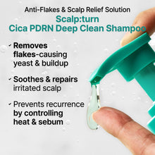 Load image into Gallery viewer, lilyeve Scalp:Turn CICA PDRN Deep Clean Shampoo 500g