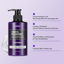 Load image into Gallery viewer, KUNDAL Honey &amp; Macadamia Protein Treatment 500ml #English Rose