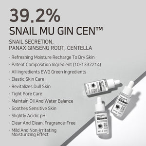 APLB Snail Mucin Ginseng Ampoule Serum 40ml