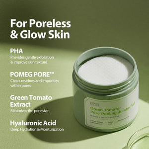 SUNGBOON EDITOR Green Tomato Pore Peeling Jumbo Pad 180ml