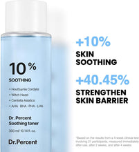 Load image into Gallery viewer, Dr. Percent Soothing Toner 300ml