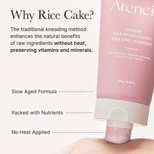 Load image into Gallery viewer, Arencia Rosehip Mild PH Balancing Rice Cake Cleanser 150g