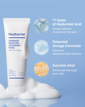 Load image into Gallery viewer, Real Barrier Ceramide Moisture Cleansing Foam 120ml
