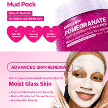 Load image into Gallery viewer, KIKIGLOW POMEGRANATE PDRN X9 Needle Shot Mud Pack 100ml
