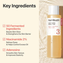 Load image into Gallery viewer, Numbuzin No.3 Super Glowing Essence Toner 200ml