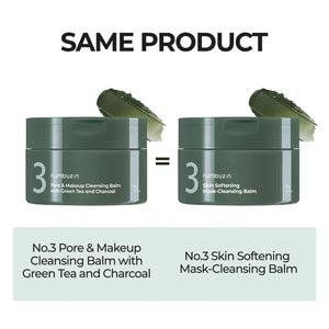 Numbuzin No.3 Pore & Makeup Cleansing Balm with Creen Tea and Charcoal 85g