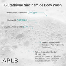 Load image into Gallery viewer, APLB Glutathione Niacinamide Body Wash 300ml