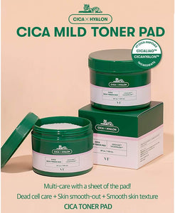 VT Cosmetics Cica Mild Toner Pad 60EA