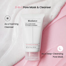 Load image into Gallery viewer, Biodance Collagen Mask To Foam Cleanser 150ml