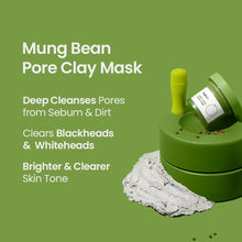Load image into Gallery viewer, beplain Mung Bean Pore Clay Mask 120ml