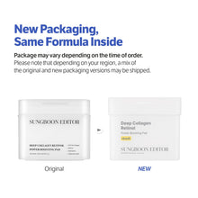 Load image into Gallery viewer, SUNGBOON EDITOR Deep Collagen Retinol Power Boosting Pad 100EA