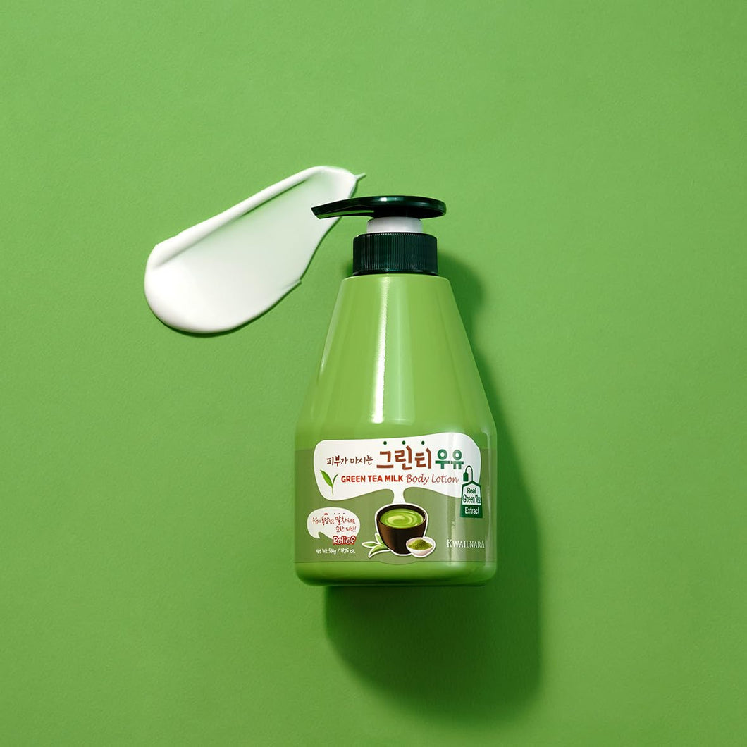 KWAILNARA Green Tea Milk Body Lotion 560g