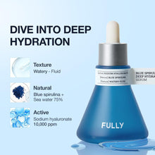 Load image into Gallery viewer, Fully Blue Spirulina Hyal Deep Hydrating Serum 50ml