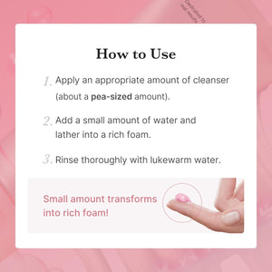 MEDICUBE PDRN Pink Niacinamide Whip Cleanser 120g