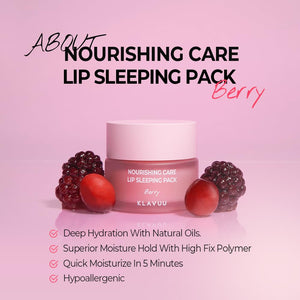 Klavuu Nourishing Care Lip Sleeping Pack 20g