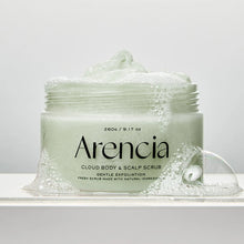 Load image into Gallery viewer, Arencia Fresh Cloud Body &amp; Scalp Scrub 260g