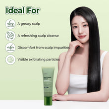 Load image into Gallery viewer, Kundal Matcha &amp; Kale Clarifying Sea Salt Scalp Scrub 200g