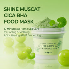 Load image into Gallery viewer, Skinfood Shine Muscat Cica BHA Food Mask 120g