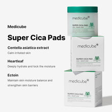 Load image into Gallery viewer, [1+1] medicube Super Cica Toner Pad 70EA